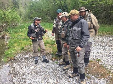 Cours nymphes au fil