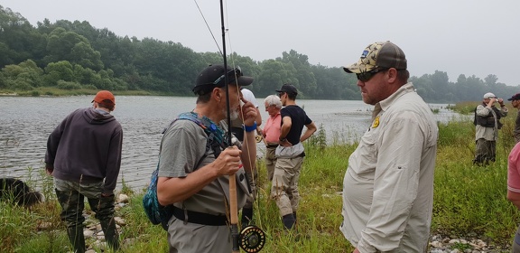 Initiation au Spey Cast sur le Rhin avec Philippe koehler 