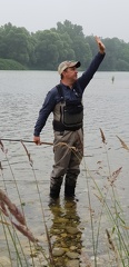 Initiation au Spey Cast sur le Rhin avec Philippe koehler 