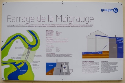 Sortie barrage de la Mégrauge